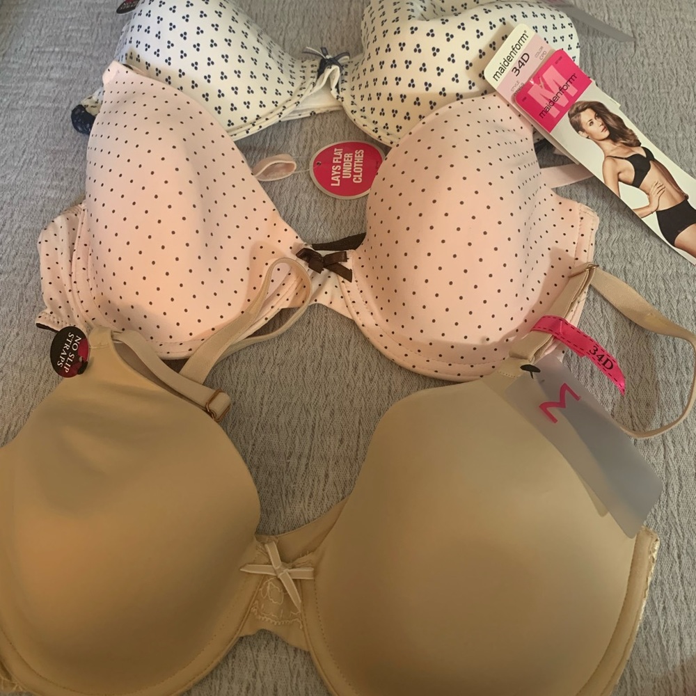 3 Maidenform T-Shirt Bras